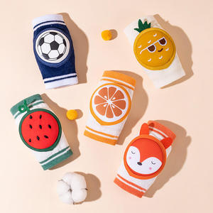 Genouillères Tricotées Respirantes Antidérapantes en Maille à Haute Élasticité pour Bébés et Enfants, Motif Dessin Animé - Product Image 1