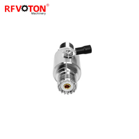 Parafoudre coaxial RF 0-3 GHz UHF femelle vers UHF femelle pour montage en panneau