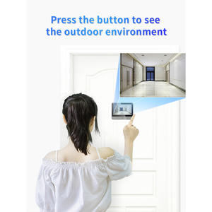 Cámara <span class=keywords><strong>Digital</strong></span> Inteligente para Mirilla de Puerta Tuya con Monitor de 4.3'', Videoportero Inalámbrico con Visión Nocturna y Detección de Movimiento - Product Image 2