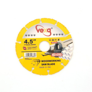 Disco de Corte de Diamante de 115 mm, Hoja de Sierra de Diamante para Trabajar la Madera de 4.5 Pulgadas, para Madera Maciza, PVC, PE, Tuberías <span class=keywords><strong>PPR</strong></span>, Acrílico - Product Image 1