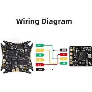 HGLRC ELRS 2,4 GHz Alta frecuencia de actualización Nano Módulo ExpressLRS RX Módulos inalámbricos y RF - Product Image 2