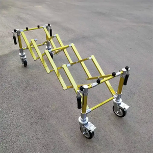 Alüminyum alaşımlı tabut çerçeve arabası sedye araba tabut kilise kamyon hafif ağır cenaze tabutu arabası - Product Image 2