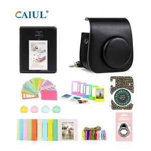 Caiul Camera Case / Photo Album / Photo Frame Bundle For Fujifilm Instax Mini 11 Instant Camera