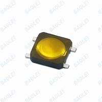 Interrupteur tactile à film mince 3*3*0.8MM, petit interrupteur SMD à quatre bornes, interrupteur ultra-fin pour écouteurs