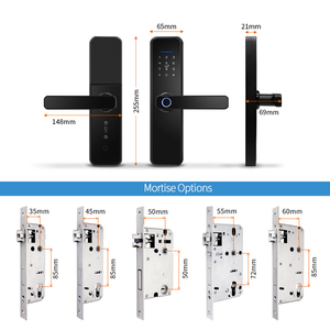 Serrure électronique numérique de sécurité domestique Tuya Ttlock, serrure intelligente à empreintes digitales étanche, serrure de porte intelligente BLE WIFI - Product Image 3
