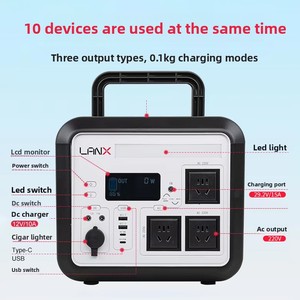 สถานีพลังงานสำรองแบบพกพาสำหรับใช้งานกลางแจ้ง 1500W ระบบพลังงานแสงอาทิตย์ กำลังไฟสูง สำหรับการตั้งแคมป์ ถ่ายวิดีโอบล็อก และกรณีฉุกเฉิน - Product Image 5