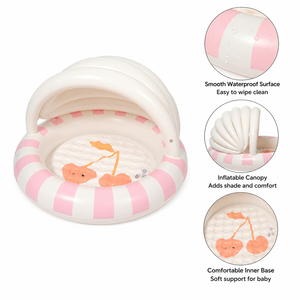 Baignoire gonflable pour bébé avec auvent, piscine <span class=keywords><strong>de</strong></span> <span class=keywords><strong>bain</strong></span> portable <span class=keywords><strong>en</strong></span> <span class=keywords><strong>PVC</strong></span> pour nourrissons, pour la maison, la salle <span class=keywords><strong>de</strong></span> <span class=keywords><strong>bain</strong></span>, les voyages, vente <span class=keywords><strong>en</strong></span> gros - Product Image 4