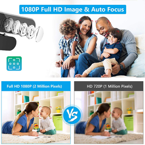 Anspo เว็บแคม USB โฟกัสอัตโนมัติ1080P, กล้อง USB แบบปลั๊กแอนด์เพลย์สำหรับการสอนออนไลน์การถ่ายทอดสดการประชุมทางวิดีโอ - Product Image 3