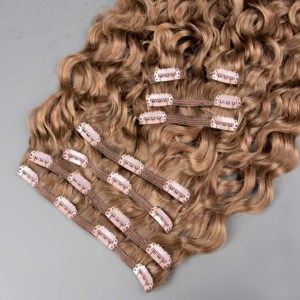 Extension Clip-in di <span class=keywords><strong>Capelli</strong></span> Indiani Remy di Grado 12A, Ricci e Voluminosi, 10-30 Pollici, Qualità di Lusso, Vendita Calda - Product Image 4
