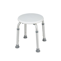Équipement de sécurité de salle de bain confortable en aluminium antidérapant léger chaise de douche pour les personnes âgées tabouret de douche adulte