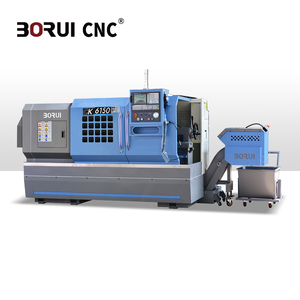 เครื่องกลึงซีเอ็นซีแบบเตียงยาว รุ่น CK6150 พร้อมหัวจับย้อนกลับ MT5 และเตียงเสริมสำหรับงานกลึงเพลาและสกรูตะเข้วยาว - Product Image 3