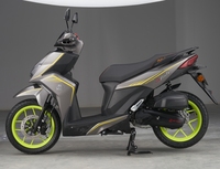 Scooter à essence populaire 125cc 4 temps refroidi par air Euro5 EFI, démarrage sans clé, frein à disque arrière/à tambour, réservoir 8L, pour les trajets quotidiens des adultes