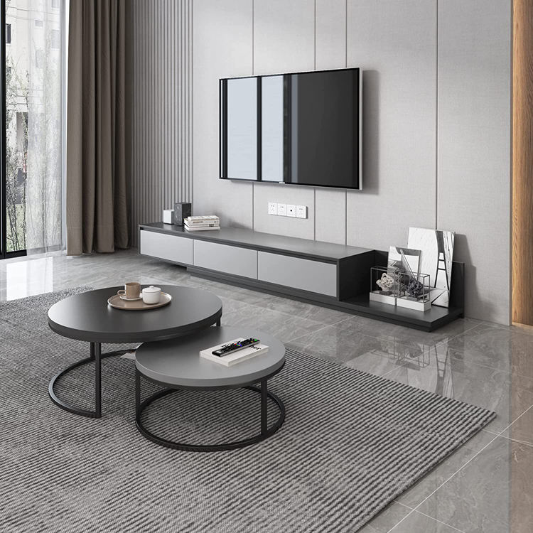 Mid century modern hotel camera da letto fire tv supporto da