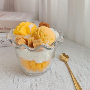 Pots <span class=keywords><strong>de</strong></span> bougie <span class=keywords><strong>en</strong></span> <span class=keywords><strong>verre</strong></span> d'aromathérapie faits à la main meilleure vente cire <span class=keywords><strong>de</strong></span> soja bougie parfumée <span class=keywords><strong>en</strong></span> cire d'abeille cristal personnalisée bougie <span class=keywords><strong>de</strong></span> crème glacée Macaron - Product Image 2