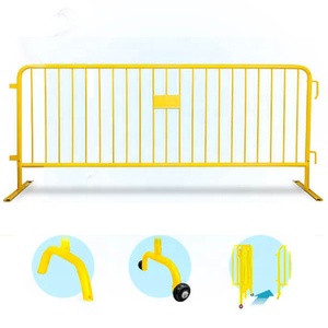 Rào cản kiểm soát đám đông 2.1m * 1.1m rào cản an toàn màu vàng - Product Image 2