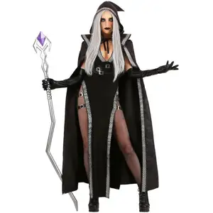 M-XL magique Zombie sorcière Costume Halloween mascarade sorcière Cosplay femme Costume