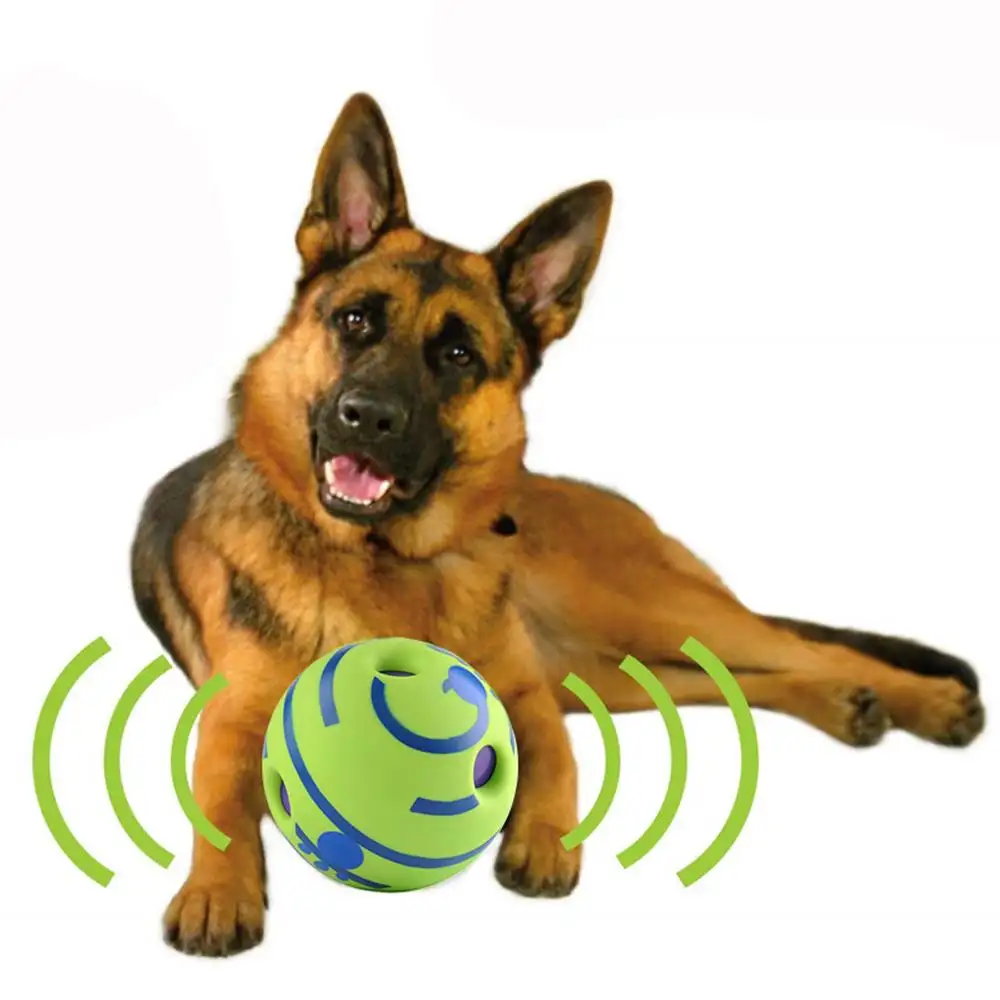 Забавная игрушка для собак, гигающий Звуковой шар, игрушки для домашних животных, кошек, собак, силиконовая интерактивная игрушка для прыжков, тренировочный мяч для маленьких и больших собак