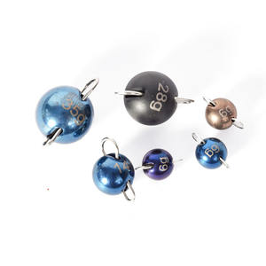 1g-30g Tungstène <span class=keywords><strong>Cheburashka</strong></span> Revêtement sans puce pour les appâts souples Tête flexible en tungstène sans plomb <span class=keywords><strong>Cheburashka</strong></span> non peinte - Product Image 3