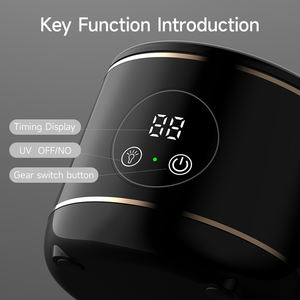 Limpiador de Retenedores Dentales Ultrasónico UV Portátil, Purificador de Joyas, Limpiador de Dentaduras Postizas para Uso Doméstico - Product Image 4