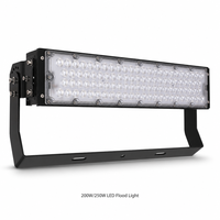 Projecteurs LED sportifs 200W 250W haute puissance IP67 étanches SMD 3030 en aluminium moulé sous pression CE ROHS 4000K AC 220V pour stade
