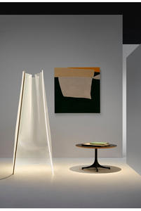 Esquina de sala de estar Grandes lámparas de pie de acrílico Villa Decoración para el hogar Diseñadores Lámpara de pie Led de lujo de oro moderno - Product Image 3