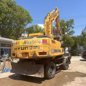حفارة 210w-7 حفارة ذات عجلات هيونداي مستعملة حفارة كورية هيونداي حفار جديد في حالة جيدة للبيع - Product Image 2