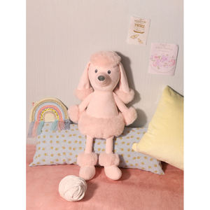 Peluche adorable de caniche <span class=keywords><strong>rose</strong></span>, super douce, en peluche lavée, jouet réconfortant, 20 cm, pour la fête des enfants, mariage, rembourrage en coton PP - Product Image 5