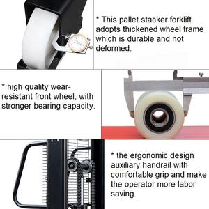 Modern Design Hydraulische Handmatige Pallet Stacker Afdichting Oliecilinder Magazijn Stacker Bereiken Stacker Prijs - Product Image 6