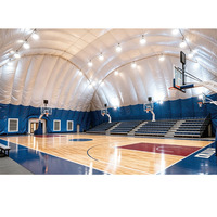 Cupola Sportiva Gonfiabile Jiecheng Modello 124 in PVC PVDF a Triplo Strato Impermeabile Oltre 3000mm per Calcio, Tennis, Padel e Multisport