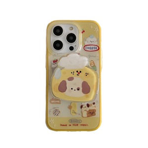 เคสโทรศัพท์แม่เหล็กน้องหมาชีสสุดน่ารัก แบบ 2 in 1 ป้องกันการกระแทก สำหรับ iPhone 14 15 16 17 Pro Max สำหรับสาวๆ - Product Image 5