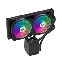 ALSEYE Promo Panas 2pcs Warna Hitam 120mm AIO Liquid Cooler ARGB CPU Water Cooler M240P-BII untuk Casing PC Gaming