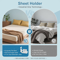Attaches de draps modernes 4ème génération en plastique, antidérapantes, universelles, serre-draps, supports de lit, écologiques et durables