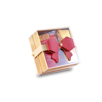 Boîtes acryliques d'emballage de chocolat en acrylique de luxe de stockage transparent de bonbons de cadeau d'anniversaire pour le cadeau, mariage