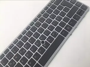 Teclado alemán retroiluminado con marco plateado, nuevo, para <span class=keywords><strong>HP</strong></span> EliteBook 840 G1 850 G1 <span class=keywords><strong>G2</strong></span> <span class=keywords><strong>ZBook</strong></span> <span class=keywords><strong>14</strong></span>, con punto, nuevo, para la marca <span class=keywords><strong>HP</strong></span> - Product Image 5