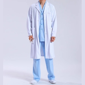 Uniformes de Hospital, Bata de Laboratorio Resistente a las Arrugas, Lavable a Máquina, Transpirable de Alta Calidad para Equipos Médicos - Product Image 5