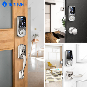 Tediton miễn phí vận chuyển thông minh lối vào ttlock tuya App vân tay Keyless điện Mã kết hợp điện tử chốt cửa khóa cửa - Product Image 4