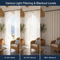 Rideaux occultants sur mesure en gros, fournisseur OEM ODM, fabrication sur commande, couvre-vitres pour la maison, salon, chambre à coucher
