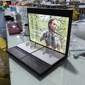 Espositore da banco in plastica personalizzato con <span class=keywords><strong>display</strong></span> LCD illuminato per auricolari Bluetooth, con supporto in acrilico e luce LCD. - Product Image 5