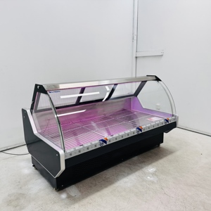 Vitrine réfrigérée pour viande et produits de charcuterie de grande taille, 1,5 m à 3 m, température unique, 220 V/110 V, ventilateur, <span class=keywords><strong>congélateur</strong></span>, <span class=keywords><strong>réfrigérateur</strong></span> - Product Image 2