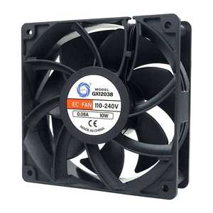 Meixing GX12038 110-240v 10W EC Industry <strong>Fan</strong> Automatic Double Ball High Speed Longer Life Axial Flow <strong>Fan</strong> Exhaust Cooling <strong>Fan</strong> - Product Image 3