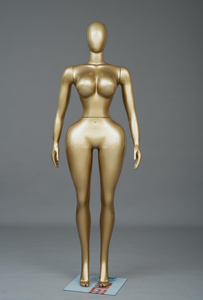 Mannequin gonflable femme grande taille en plastique ABS, pose debout, pour vêtements et lingerie, idéal pour la présentation de lingerie et de vêtements féminins courbes. - Product Image 6