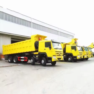 Camión volquete usado Sinotruck HOWO 6X4 15ton-60ton 371hp-375hp Euro2 8X4 30t, rueda motriz 4x2 Gross 8X4, camión volquete a la venta - Product Image 1