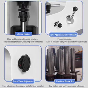 Testeur de dureté <span class=keywords><strong>Rockwell</strong></span> numérique électronique à chargement automatique Machine d'essai universelle de dureté des métaux avec imprimé - Product Image 5