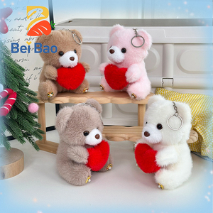 Portachiavi in <span class=keywords><strong>peluche</strong></span>: Adorabili orsetti di <span class=keywords><strong>peluche</strong></span> piccoli, mini orsetti di <span class=keywords><strong>peluche</strong></span> da 12 cm, ciondoli per borsa, vendita all'ingrosso dalla fabbrica - Product Image 1