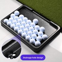 Boîte de rangement portable personnalisée pour tees de golf – Organisateur durable pour practice de golf et accessoires d'entraînement
