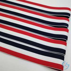 Factory Stock Colorful 4CM Striped Elastic Webbing Belt High Stretch Underwear Elastic Band Knitted Elastic Tape for Garments - Product Image 1