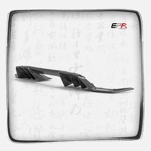 Diffuseur arrière vertical léger de style AM pour FL5 CTR en FRP/Carbon Dry, fixation par boulons, garniture d'échappement sport - Product Image 1