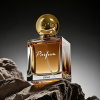 Flacon de parfum en verre de luxe spécial, carré, 100 ml, flacons de parfum en verre transparents, 30 ml, 50 ml, avec couvercle