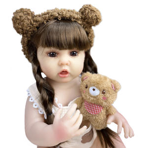 Bonecas Carrinhos De Bebê De Pelúcia Brinquedos Meninas Bar Bie Boneca Soft Reborn Casa Diy Silicone Anjo Reborn Boneca Passatempo Cavalo - Product Image 1