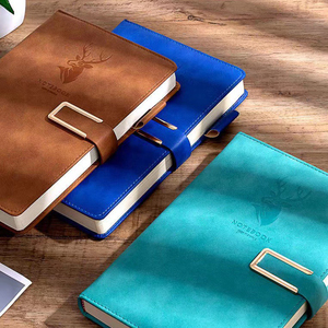 Biểu Tượng Tùy Chỉnh A5 PU Da Bìa Cứng May Ràng Buộc Máy Tính Xách Tay Văn Phòng Phẩm Kinh Doanh Văn Phòng Máy Tính Xách Tay - Product Image 2